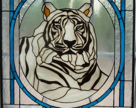 Sale White Tiger Panel 200 Off Etsy