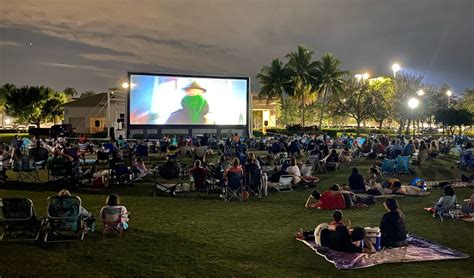 Free Outdoor Movies In Weston South Florida On The Cheap