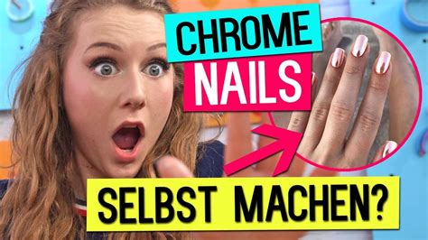 Diy Chrome Nails Selbst Machen Im Live Test L Makeup Mythbusters Mit Mrshummingbird Youtube