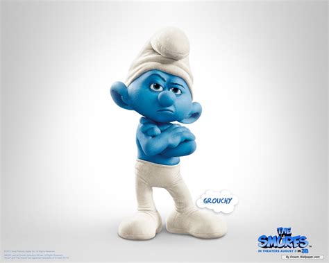 Download The Smurfs 3d Movie Poster Wallpaper Cartoon By Grantj12