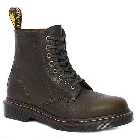 Dr Martens 1460 Pascal Ambassador Leather 8 Eyelet Boots In Green Lake