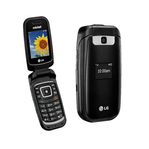 Lg True B460 256mb Black Unlocked Flip Basic Phone For Sale