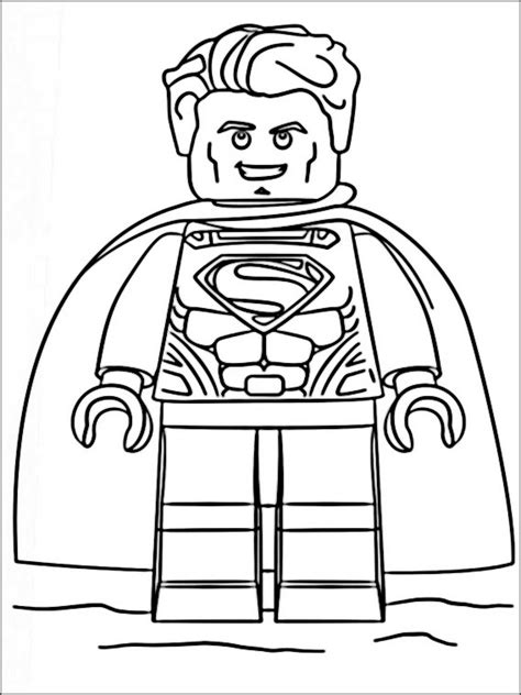 Lego Superheroes Kleurplaat Kleurplaat Lego Poppetjes