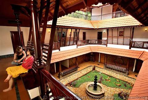 A Traditional House Of The State Of Kerala India Kerala