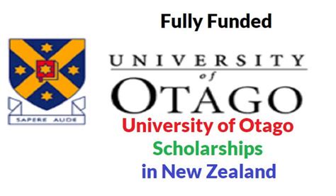 University Of Otago Scholarship 2022 23 In New Zealand Fully Funded