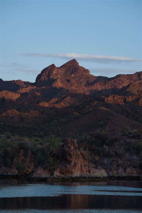 Parker Strip Arizona Usa Sonnenaufgang Sonnenuntergang Zeiten