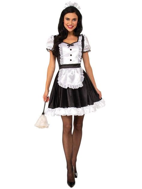 Sexy French Maid Costume Womens Black And White Maid Outfit