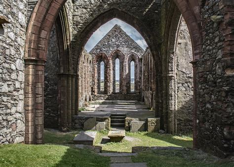Peel Cathedral Ruins Isle Of Man 13 August 2017 Ricsrailpics Flickr