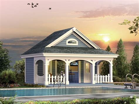 Summerville Pool Cabana Plan Plan 009d 7524 House Plans And More