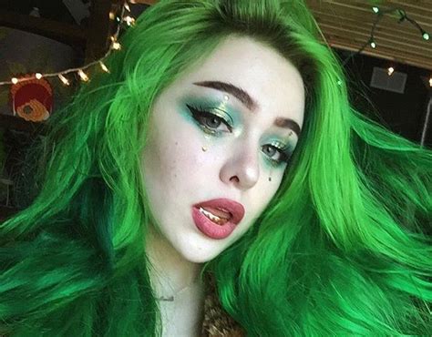Green Hair Dye Image By Ghost On Myah Alanna