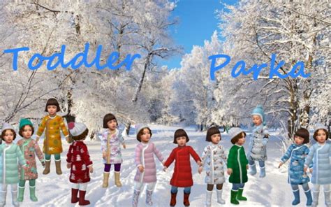 Toddler Parka From Birkschessimsblog • Sims 4 Downloads