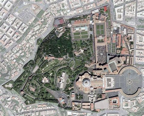 Map Of Vatican City Vivid Maps