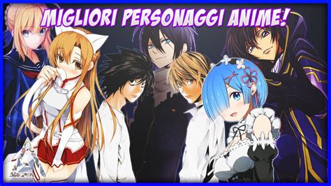 I Personaggi PiÙ Amati Degli Anime Classifica Myanimelist Youtube