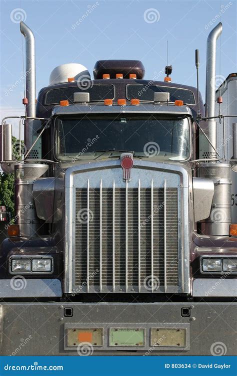 Truck Head On Stock Photo Image Of Tractor Vehicle Tires 803634