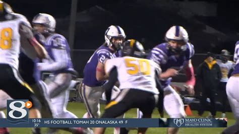 High School Football Tomah Vs Onalaska Youtube