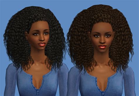 African American Curly Hair Sims 4 Moxanumber