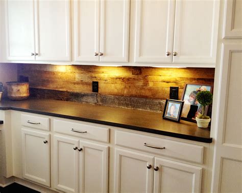 Step back and admire your work! Pin by Maryjane Smith on Kitchen | Wood kitchen backsplash ...