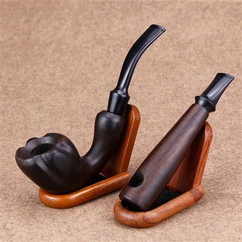 Buy Classic Bent Or Straight Wooden Pipe 9mm Filter