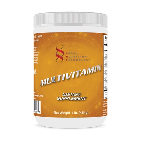 Multivitamin Powder 1 Lb 6 Pack Total Nutrition Technologytotal