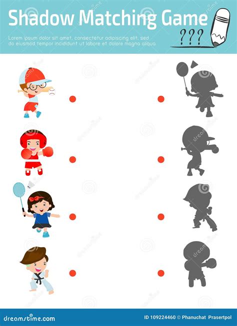 Shadow Matching Game For Kids Visual Game For Kid Connect The Dots