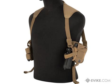 Details About Universal Gun Armpit Holster Shoulder Pistol Holder With Double Magazine Pouch