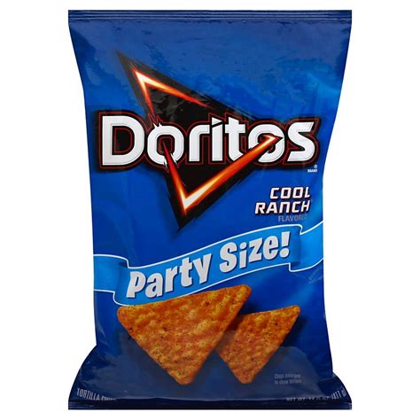 Doritos Cool Ranch Tortilla Chips Party Size Shop Chips At H E B