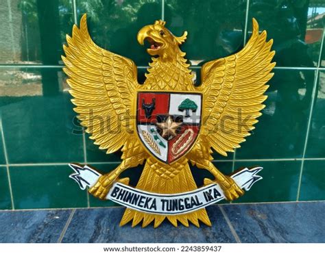 Garuda Pancasila Symbol Belongs Indonesian State Stock Photo 2243859437