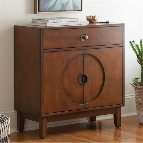 Sheron Mid Century 2 Door Accent Cabinet And Reviews Allmodern