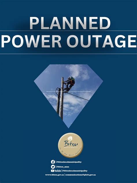 PUBLIC NOTICE | Planned Power Interruption | Bitou Municipality