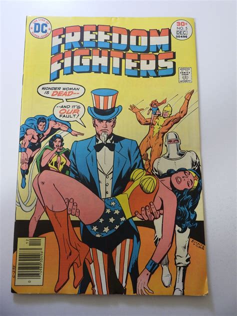 Freedom Fighters FN Condition Comic Books Bronze Age DC Comics Superhero HipComic