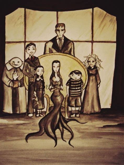 addams family fan art google search addams family munster family fantasy tv series