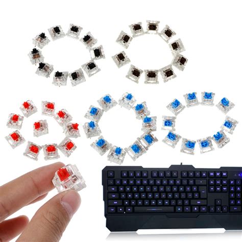 10pcs 3 Pin Mechanical Keyboard Switch Replacement For Gateron Cherry