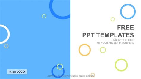 Colored Circles Abstract Ppt Templates Download Free