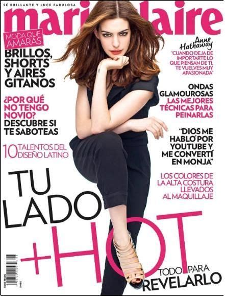Anne Hathaway Marie Claire Mexico Con Imágenes Novios