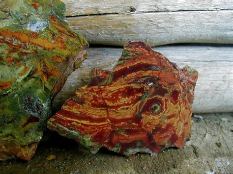 Kaleidoscope Jasper Agate From The Blazing Flame Mine At The