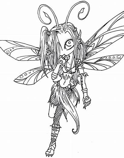 Fairy Coloring Pages Fairies Adult Adults Printable