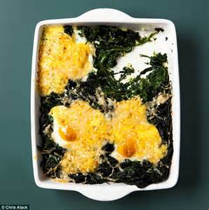 These savory breakfasts offer great nutrients, plus they're fast and easy. Love your leaves: Baked eggs Florentine | Daily Mail Online
