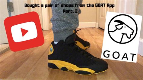 I Bought A Pair Of Shoes From The Goat App Part 2 Youtube