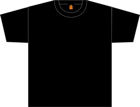 Black T Shirt Layout Clipart Best