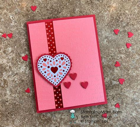 Stampin Up From My Heart Suite Valentine Designed By Demo Beth