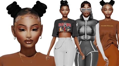 Sims 4 Cas Sporty Look Book Cc Folder Sim Download Youtube In