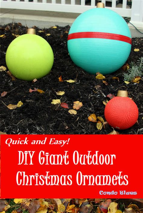 Get christmas giant at target™ today. Condo Blues: How to Make Easy DIY Outdoor Giant Christmas ...