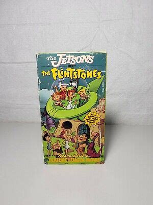 THE JETSONS MEET The Flintstones VHS Feature Length Movie Hanna Barbera PicClick