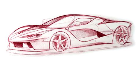 Sports Car Line Drawing At Explore Collection Of