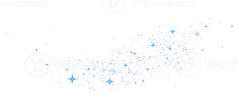 Abstract Blue Glitter Wave Illustration Blue Stardust Sparkle