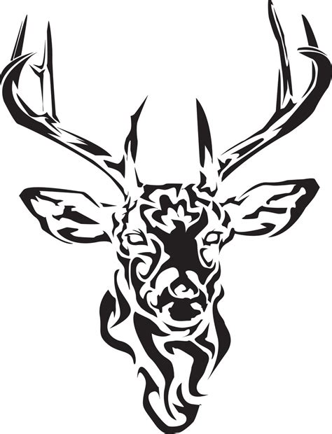 12 Stunning Tribal Deer Tattoos Only Tribal