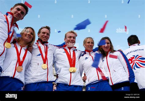 Olympics Team Gb Beijing Homecoming Parade London Olympic Athletes Incling Chris Hoy During