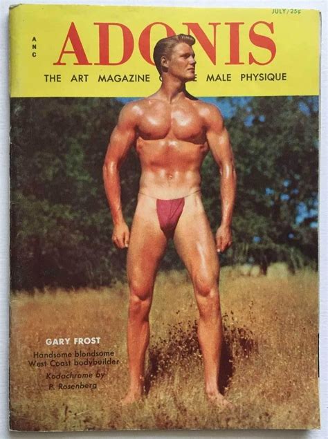 Adonis July 1956 Gary Frost Muscle Magazine T 72 Le Male