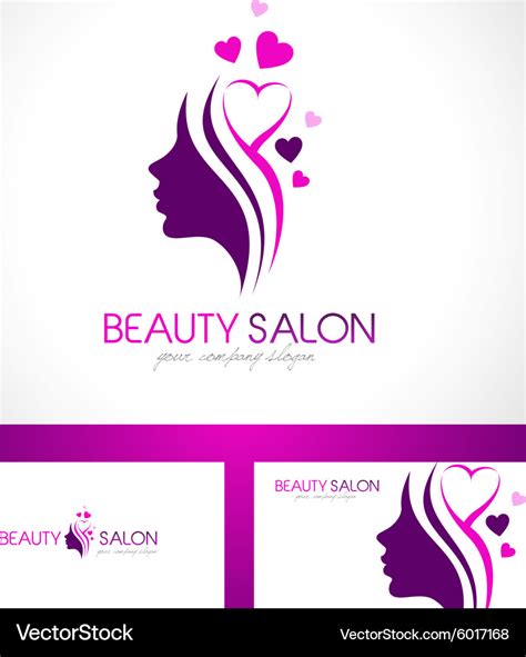 Beauty Salon Logo Design Royalty Free Vector Image
