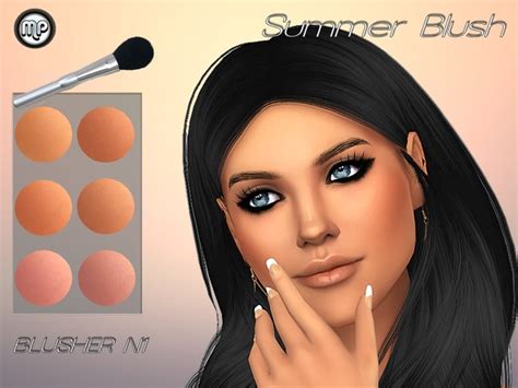 Mp Summer Blush N1 By Martyp At Tsr Sims 4 Updates